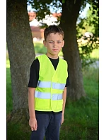 – Dětská síťovaná bezpečnostní vesta 76.1 neon green model 22461379 - Korntex – Dětská síťovaná bezpečnostní vesta 76.1 neon green model 22461379 - Korntex