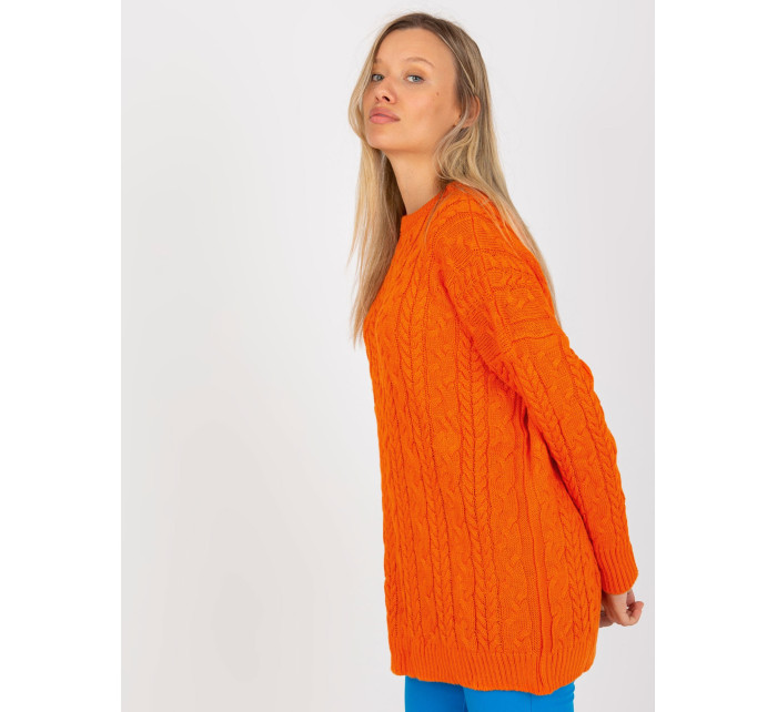 Dámský svetr LC SW 8010  oranžový
