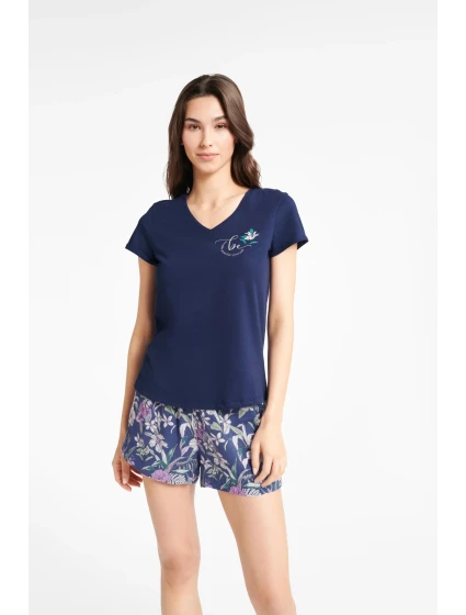 Dámské pyžamo Bluebird 40621-59X Námořnická modrá - Henderson Ladies Dámské pyžamo Bluebird 40621-59X Námořnická modrá - Henderson Ladies