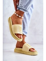 Dámské pantofle Big Star - žluté Dámské pantofle Big Star - žluté