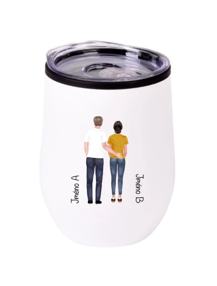 Personalizovaný termohrnek "bowl" s párem 