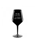 JE  černá nerozbitná sklenice na víno 470 ml model 22168043 - Giftela