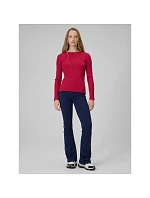 Dámský žebrovaný úplet slim fit longsleeve model 22209696 dámské - 4F