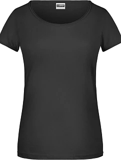 Dámské tričko z bio bavlny 02. black model 22533838 - Daiber