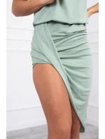 Sukienka asymetryczna ciemno miętowa Sukienka asymetryczna ciemno miętowa