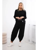 Souprava Punto Milano Winter tepláky + kalhot černý Souprava Punto Milano Winter tepláky + kalhot černý