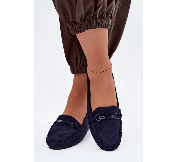 Dámské Mokasíny Ploché Tmavě Modré model 22091889 - Boto