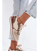 Dámské Sportovní Sneakers Béžové model 22107478 - McArthur Dámské Sportovní Sneakers Béžové model 22107478 - McArthur