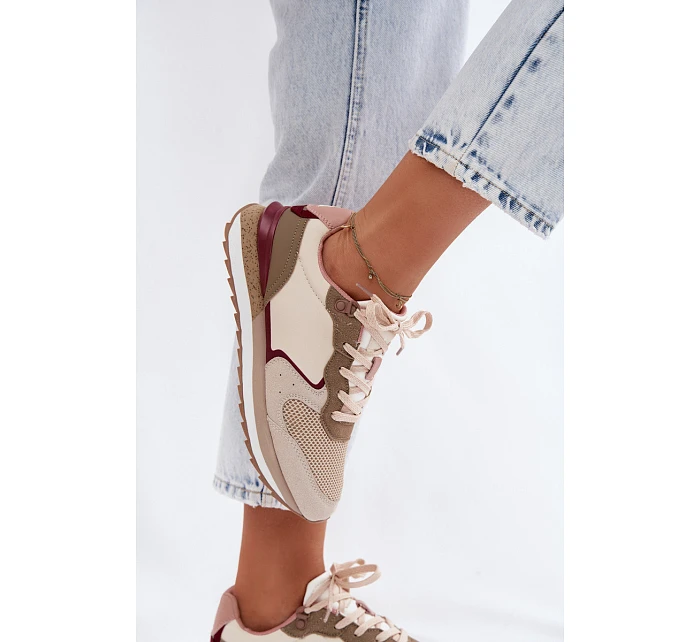 Dámské Sportovní Sneakers Béžové model 22107478 - McArthur Dámské Sportovní Sneakers Béžové model 22107478 - McArthur