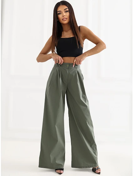 Spodnie IT SP model 22084161 khaki - FPrice Spodnie IT SP model 22084161 khaki - FPrice