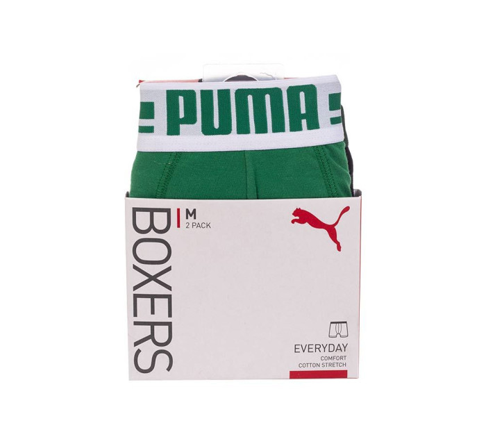 Puma 2Pack Slipy 906519 Zelená/černá