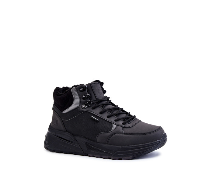 Pánské zateplené trekingové boty Cross Jeans KK1R4031C černe