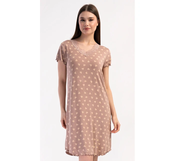 Dámská noční košile s krátkým rukávem model 21345616 - Vienetta