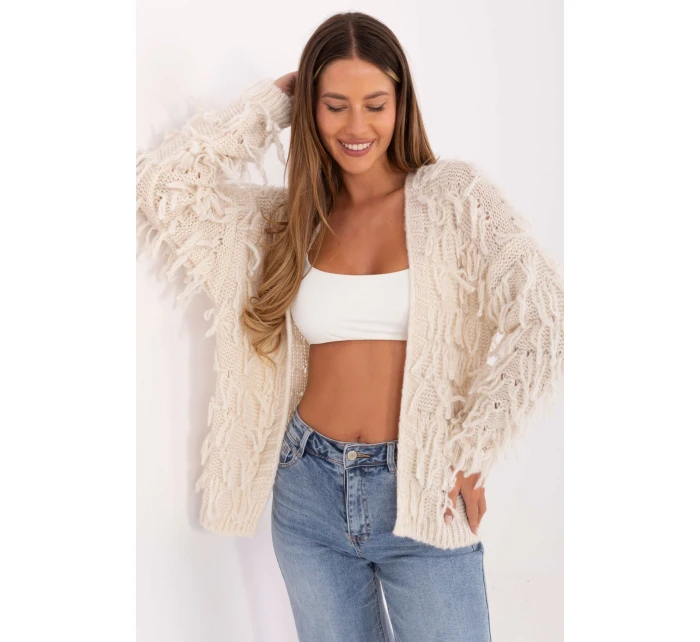 Svetr na zapínání model 217058 Rue Paris Svetr na zapínání model 217058 Rue Paris