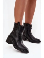 Boty na podpatku  model 222722 Step in style