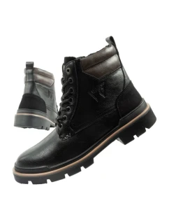 Wrangler Nevada pánské boty sobolí boty boty elegantní módní šněrovací černé