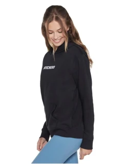 Skechers Signature Mikina s kapucí WHD69-BLK Black M