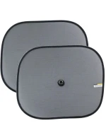 SLUNEČNÍ CLONA S PŘÍSAVKOU 2KS DUNLOP ČERNÁ