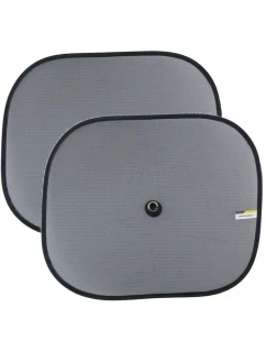 SLUNEČNÍ CLONA S PŘÍSAVKOU 2KS DUNLOP ČERNÁ