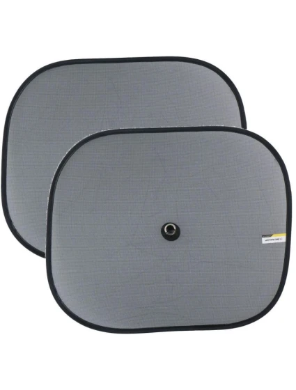 SLUNEČNÍ CLONA S PŘÍSAVKOU 2KS DUNLOP ČERNÁ