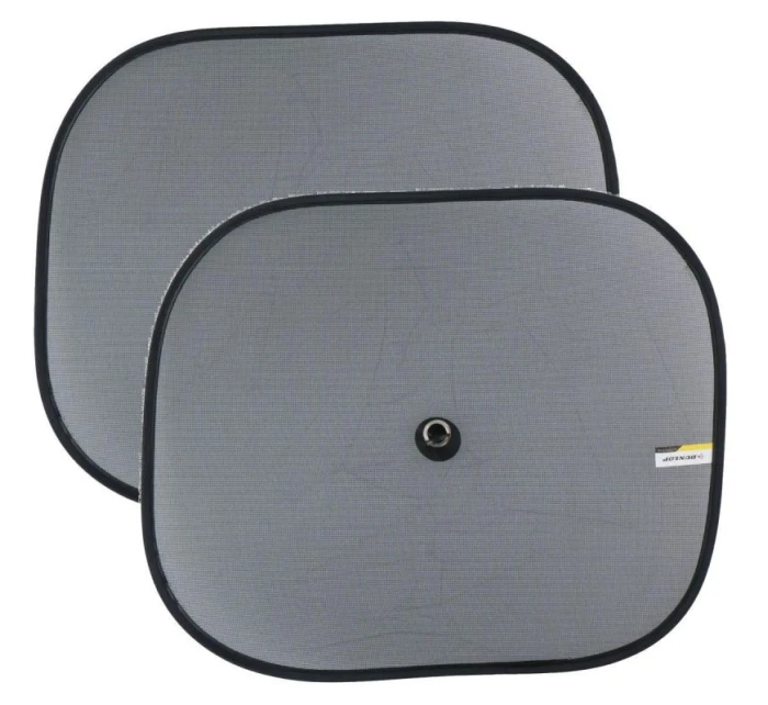 SLUNEČNÍ CLONA S PŘÍSAVKOU 2KS DUNLOP ČERNÁ