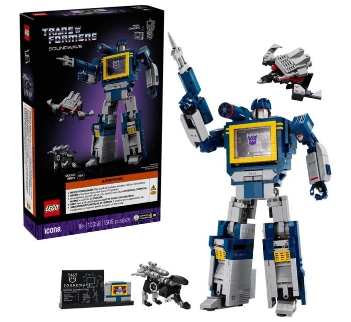 LEGO 10358 ICONS - Transformers: Soundwave