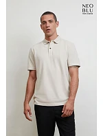 NEOBLU Orel Unisex piqué polo z těžké bavlny 24.4337 deep black NEOBLU Orel Unisex piqué polo z těžké bavlny 24.4337 deep black