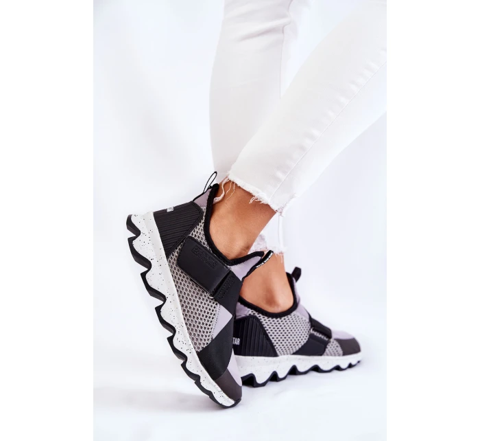 Dámské tenisky Big Star KK274546 Šedo-Černé Dámské tenisky Big Star KK274546 Šedo-Černé