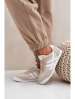 Nízké Tenisky Dámské Béžové model 21680892 - Boto Nízké Tenisky Dámské Béžové model 21680892 - Boto