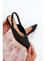 Baleríny S Pletením A  Černé model 21688235 - Boto