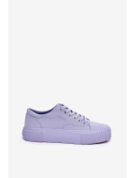 Dámské Textilní Tenisky Big Star RR274406 Fialové