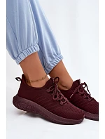 Lehké dámské sportovní nazouváky z Big Star Bordó model 22185515 - Big Star Shoes Lehké dámské sportovní nazouváky z Big Star Bordó model 22185515 - Big Star Shoes