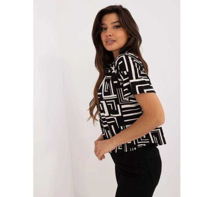 Bluzka LK BZ model 20461025 czarno beżowy - FPrice