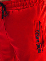 Červené pánské teplákové šortky Dstreet SX2222