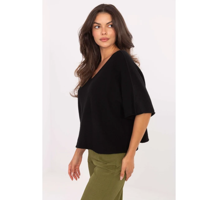 Svetr s krátkým rukávem model 216684 Italy Moda Svetr s krátkým rukávem model 216684 Italy Moda