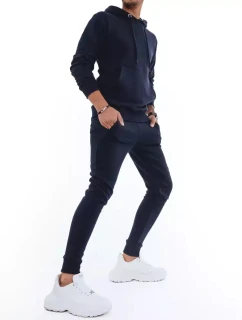 Pánské tmavě modré tepláky FashionStreet AX0429