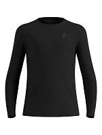 Odlo BL TOP tričko s výstřihem l/s MERINO 200 velikost M Black