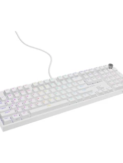 GENESIS THOR 404 Univerzální USB QWERTY klávesnice česky Bílá