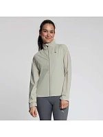 Běžecká bunda Rogelli ESSENTIAL, písková, velikost S