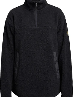 Half Zip W Dámská fleecová mikina s 1/4 zipem black model 22470896 - Tenson