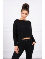 Souprava s oversize blůzou černé barvy Souprava s oversize blůzou černé barvy