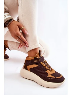 Dámská sportovní obuv Memory Foam System Big Star KK274404 Hněde