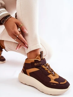 Dámská sportovní obuv Memory Foam System Big Star KK274404 Hněde