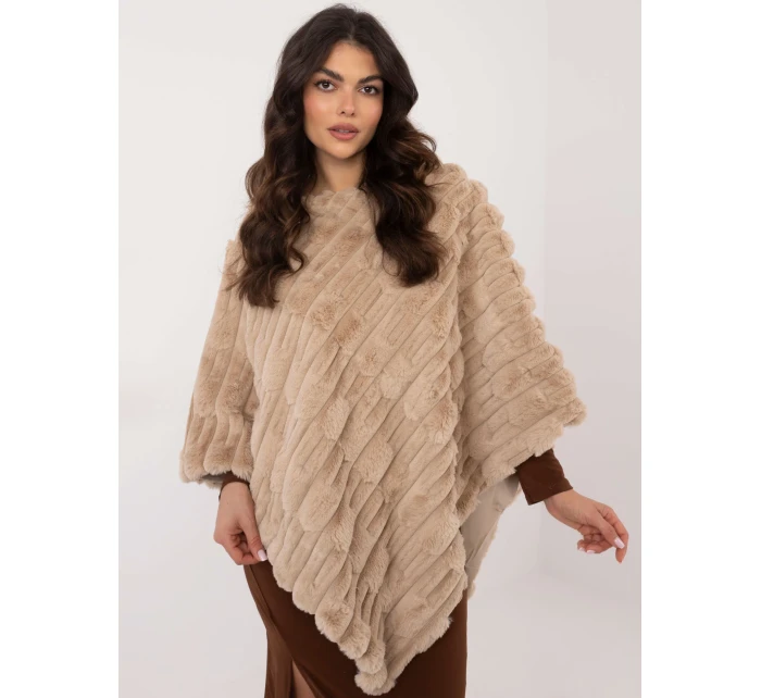 Poncho AT  beżowy model 20686495 - FPrice