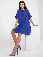 Dámské šaty D73761M30306B kobaltově modré - FPrice