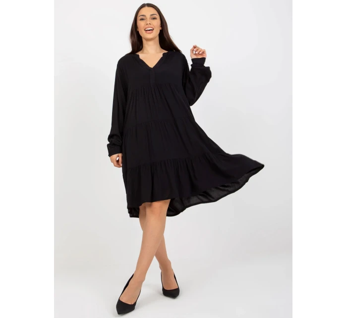 Šaty D73761M30361A černé