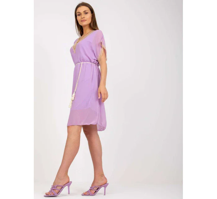Šaty DHJ SK 1508.12 světle fialová