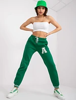 Teplákové kalhoty EM DR 712 1.66P tmavě zelená