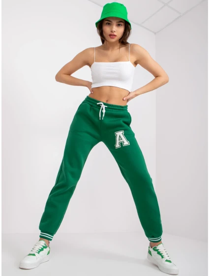 Teplákové kalhoty EM DR  tmavě zelená model 17195180 - FPrice