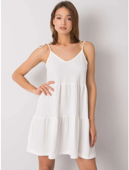 Šaty RO SK model 15406274 bílých - FPrice Šaty RO SK model 15406274 bílých - FPrice